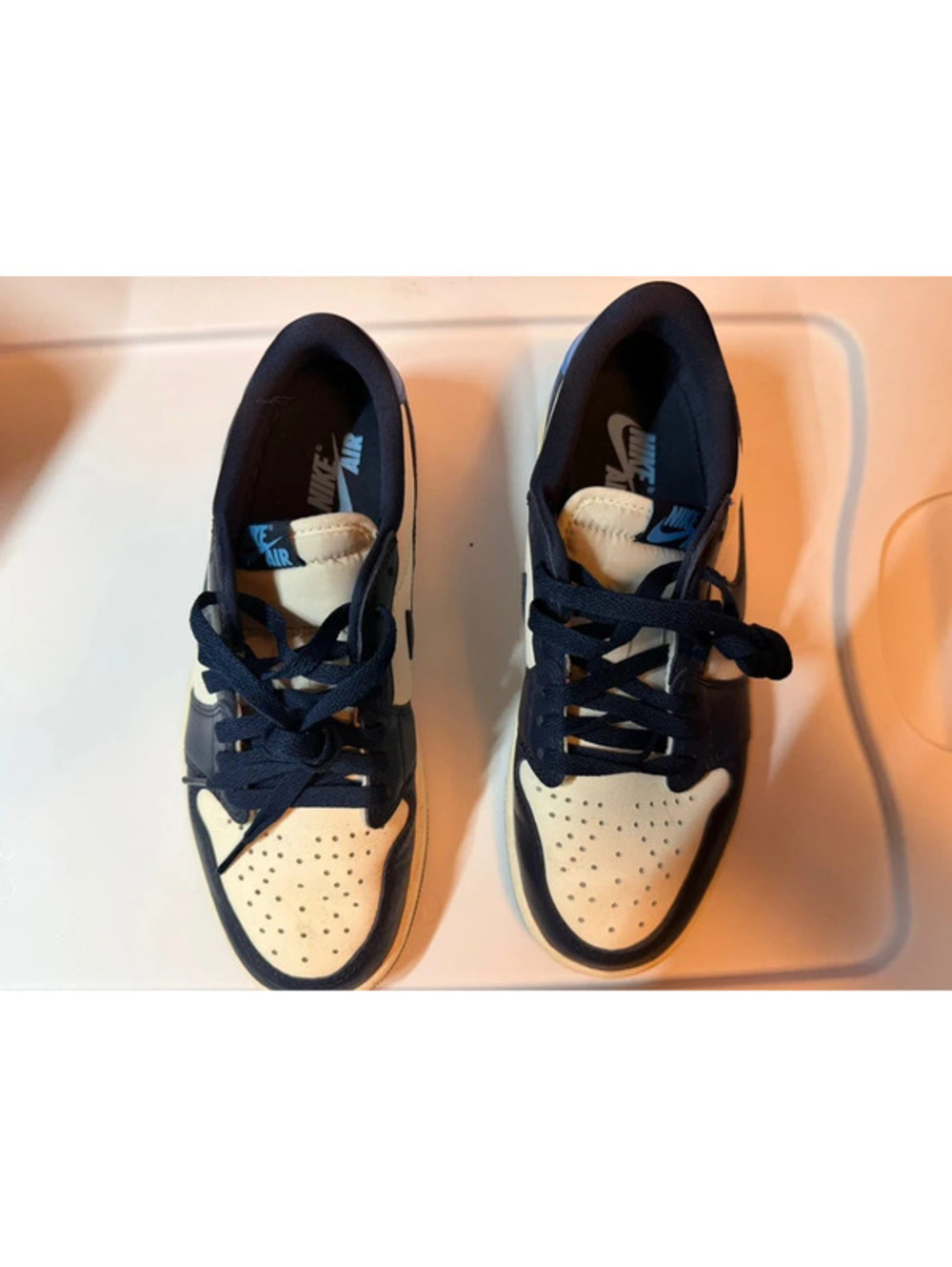 Nike Air Jordan 1 Low Navy White Men’s Size 7 CZ0790-400